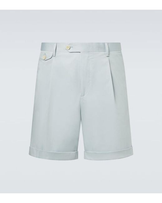 Lardini Blue Cotton-Blend Shorts for men