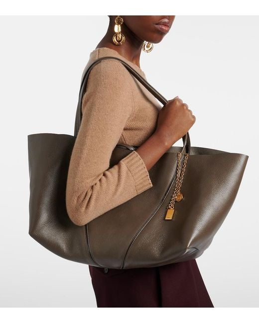 Borsa Spin Medium di Chloé in Brown