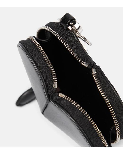 Alaïa Black Le Cour Mini Leather Coin Purse