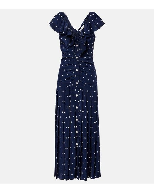 Abito Midi di Alessandra Rich in Blue