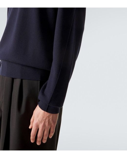 Givenchy Blue Wool Sweater for men