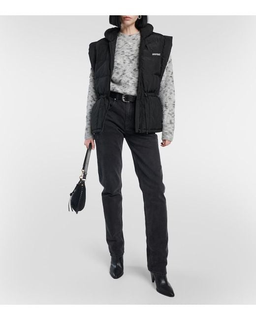 Isabel Marant Black Toby Puffer Vest
