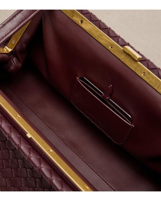 Bottega Veneta Purple The 1998 Intrecciato Leather Bowling Bag