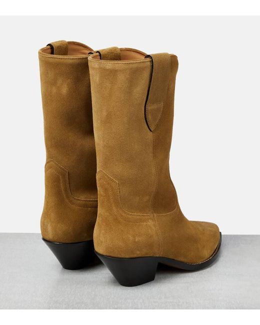 Isabel Marant Brown Dahope Suede Boots