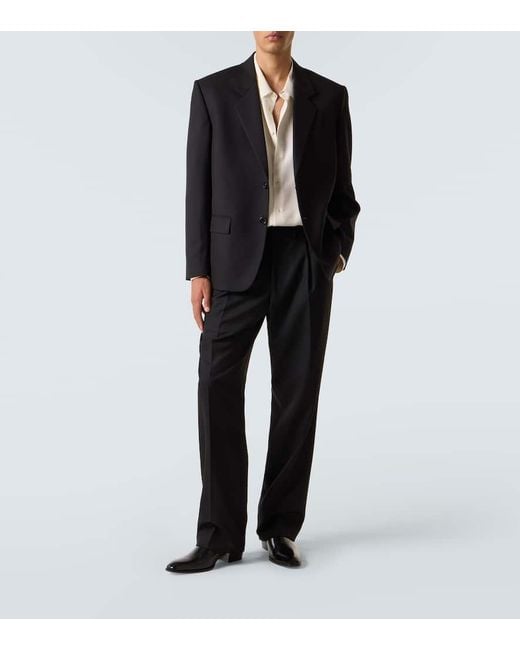 Blazer di Saint Laurent in Black da Uomo