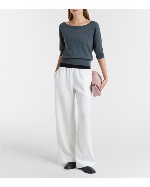 Extreme Cashmere Gray N°422 Marianne Cashmere Sweater