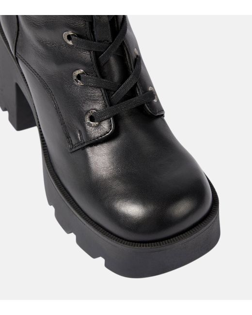 Bogner Black Seoul Shearling-lined Combat Boots