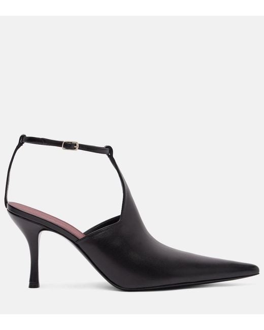 Magda Butrym Black Leather Pumps