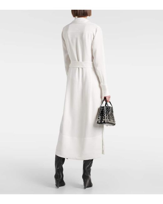 Proenza Schouler White Vanessa Crepe Midi Dress