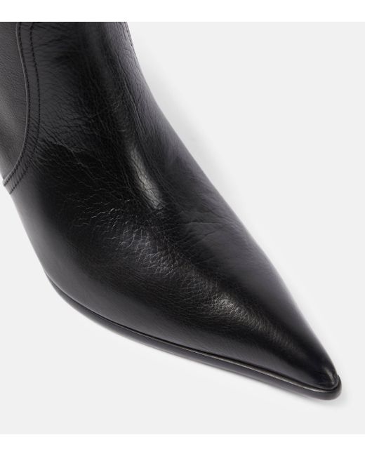 Paris Texas Black Ashley 65 Leather Ankle Boots