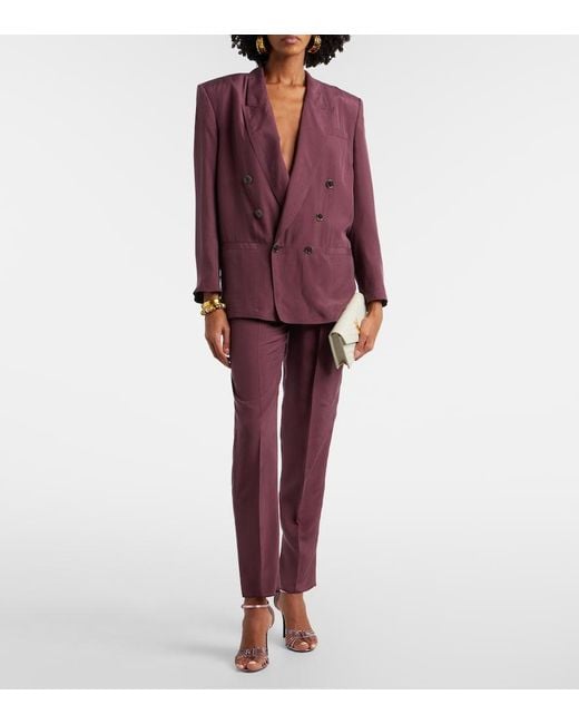 Saint Laurent Natural Portemonnaie Mit Kettenriemen Cassandre Envelope