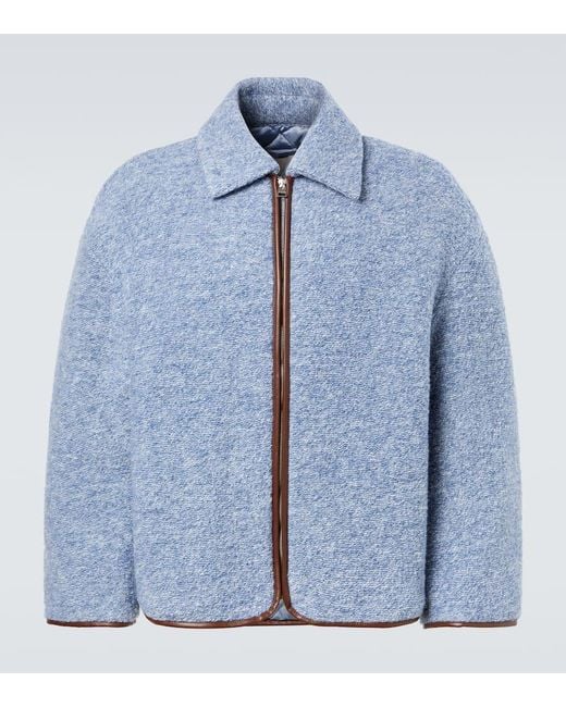 J.W. Anderson Jacke Aus Einem Wollgemisch in Blue für Herren
