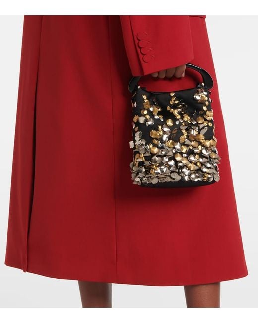 Dries Van Noten Red Wool Coat