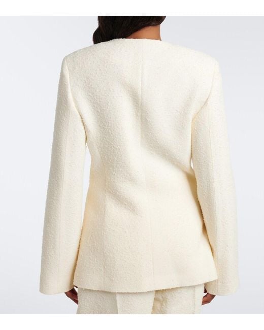 Rohe Natural Wool-Blend Boucle Jacket