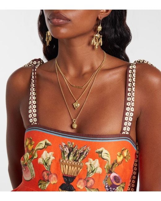 ALÉMAIS White Charm Chain Necklace