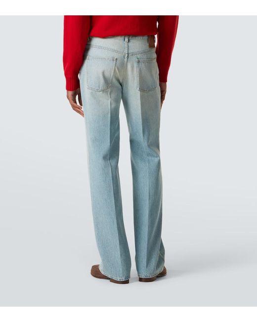 Valentino Blue Wide-Leg Jeans for men