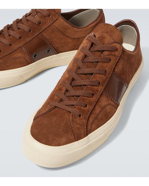 Baskets Cambridge En Daim Tom Ford pour homme en coloris Brown