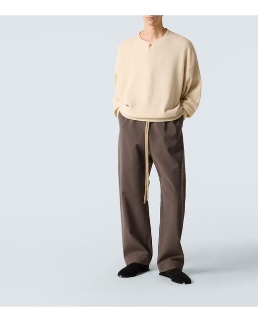 Fear Of God Black Suede Mules for men