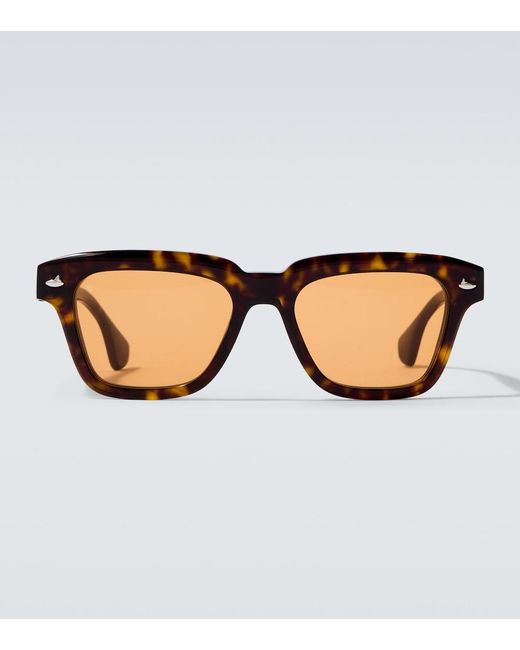 Sestini Eyewear Brown Square Sunglasses for men