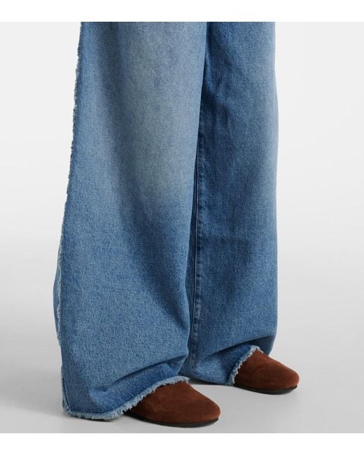 Alanui Blue Wide-Leg Jeans