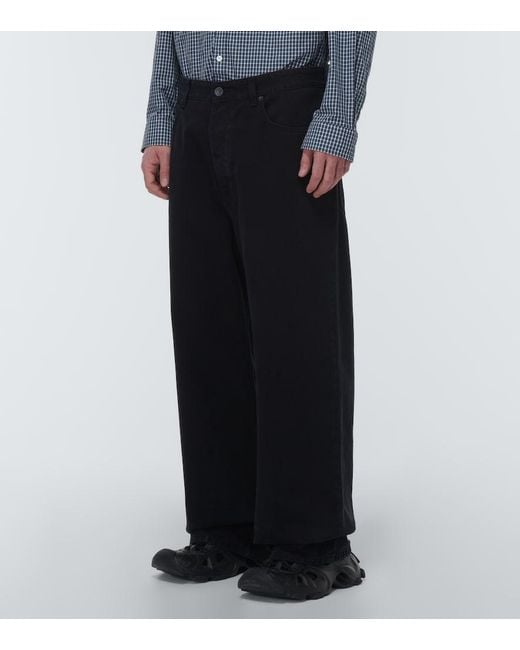 Balenciaga Black Baggy Jeans for men