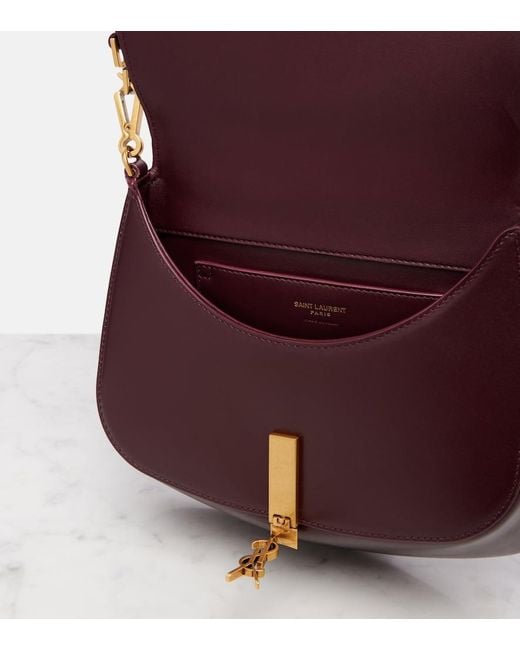Borsa A Spalla Voltaire Medium di Saint Laurent in Purple
