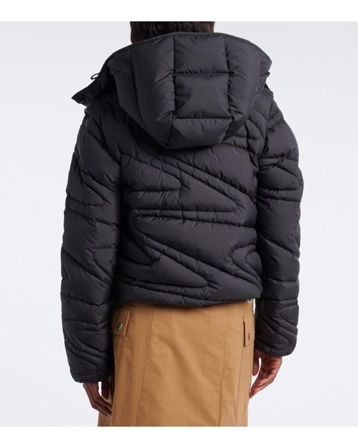 Moncler Black Leona Hooded Down Jacket