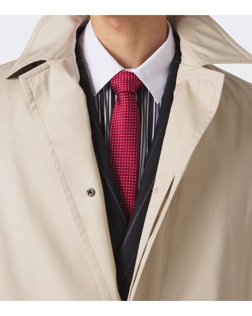 Tom Ford Red Silk Jacquard Tie for men