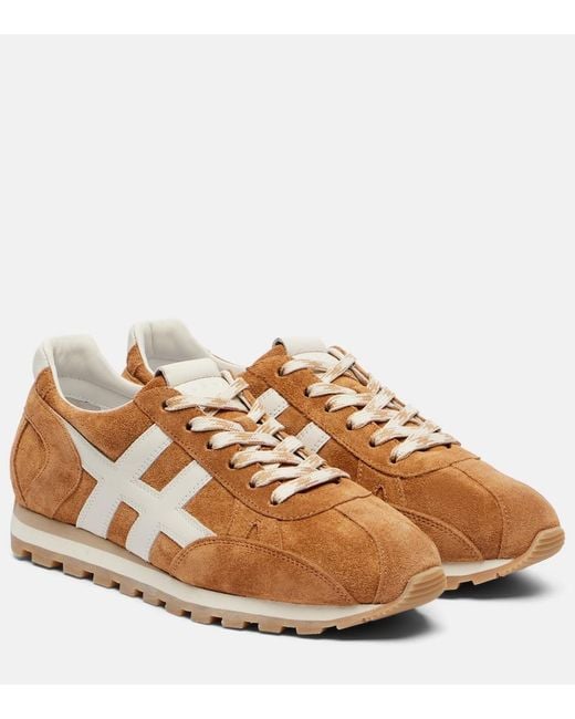 Hogan Brown 86Er Suede Sneakers