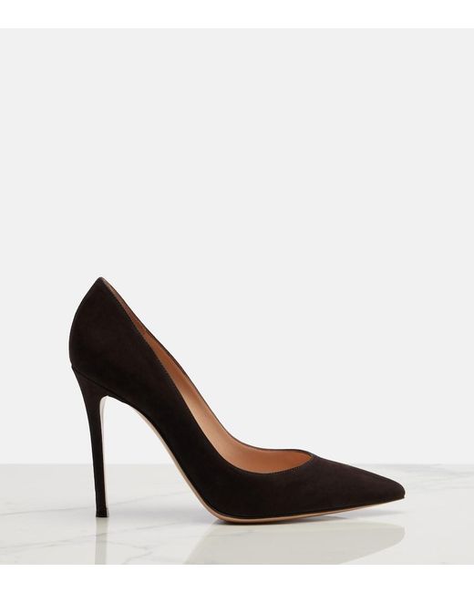 Gianvito Rossi Black Gianvito Suede Pumps