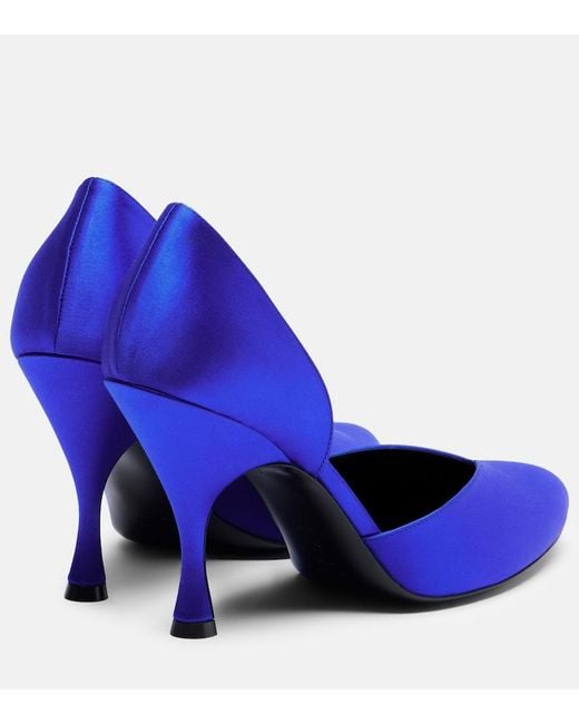 Herbert Levine Blue Not Half Bad 95 Satin Pumps