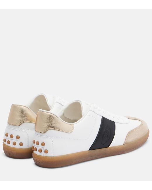 Tod's White Leather Sneakers