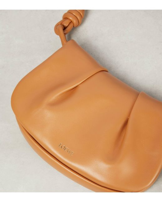 Loewe Brown Paseo Leather Shoulder Bag