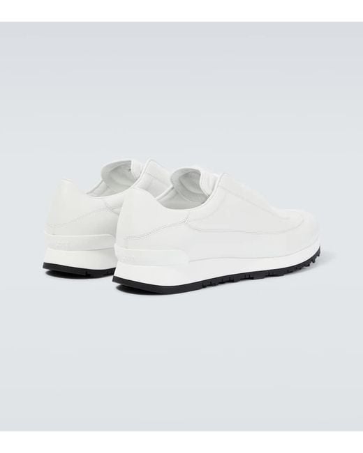 John Lobb Sneakers Foundry Ii Aus Leder in White für Herren