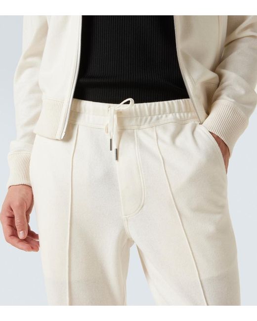 Tom Ford White Cashmere Sweatpants for men
