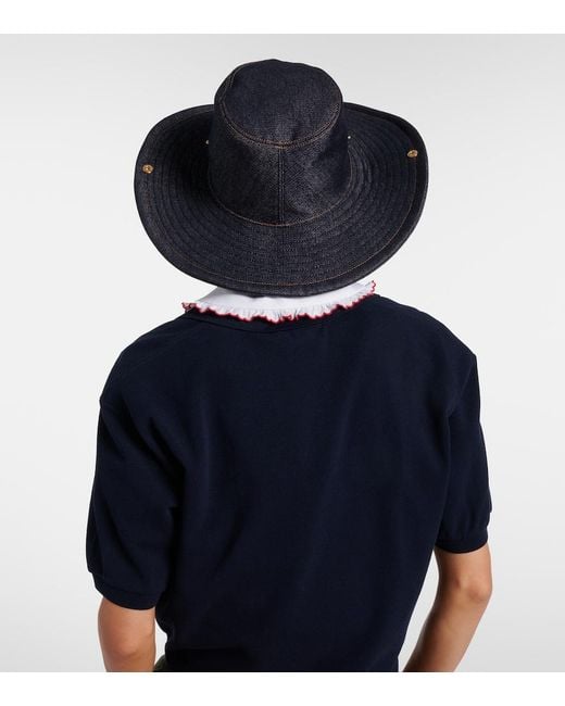 Miu Miu Blue Denim Cowboy Hat