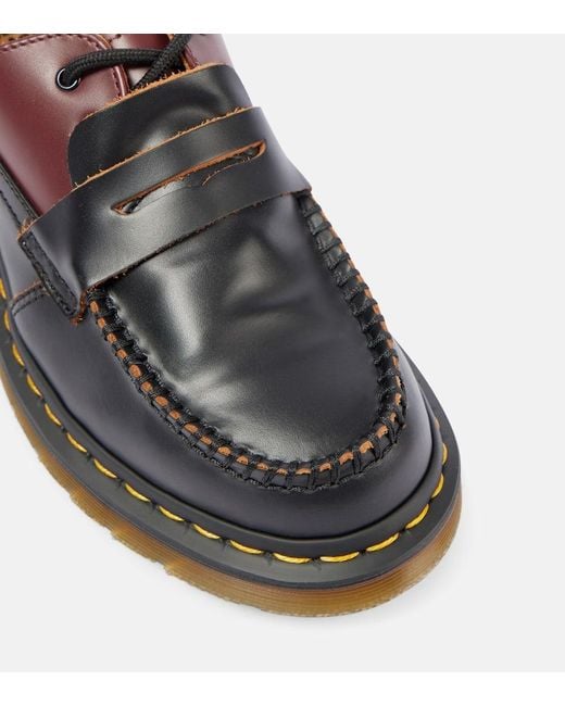 MM6 by Maison Martin Margiela Brown X Dr. Martens 1461 Leather Loafers