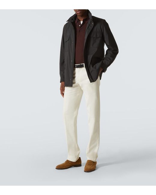 Loro Piana Black Field Jacket for men