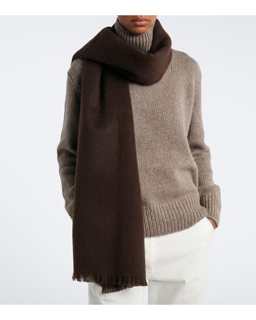 Sciarpa Ingo di The Row in Brown