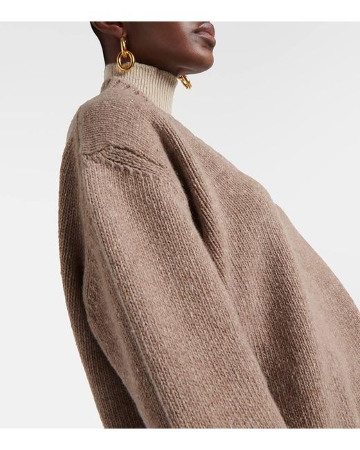 Jersey de lana a capas Bottega Veneta de color Brown