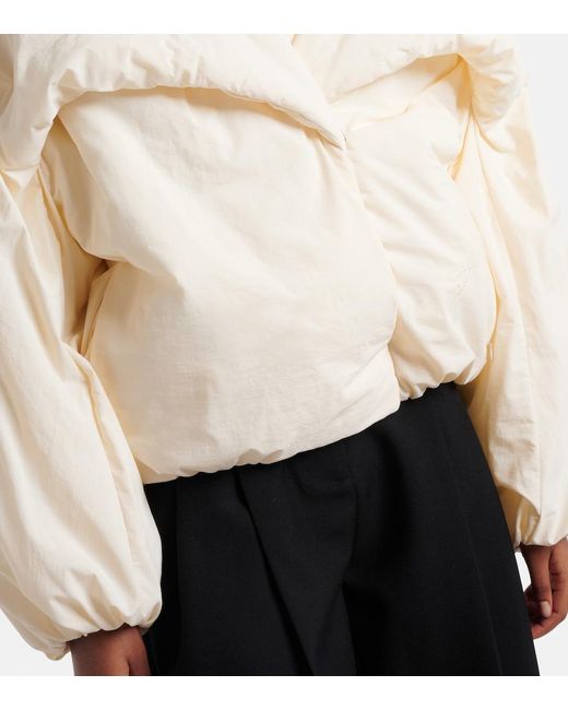 Jacquemus White Chale Bomber Jacket