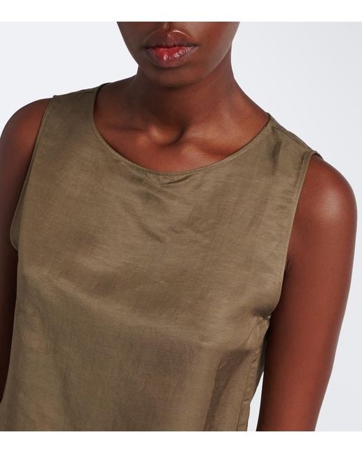 Leset Brown Daniel Crop Top