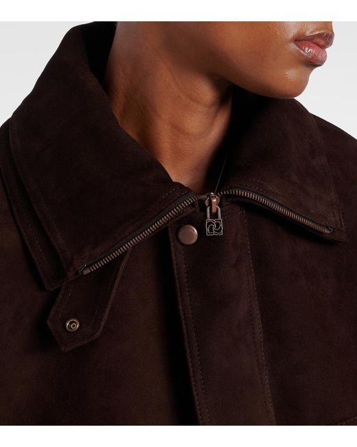 Magda Butrym Brown Suede Jacket