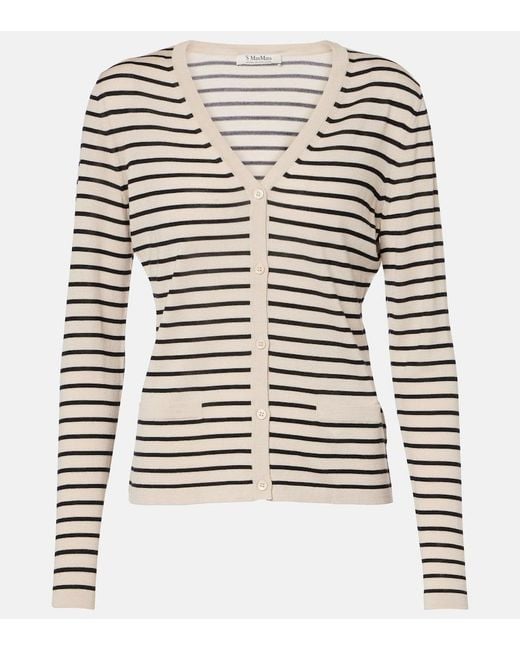 Max Mara Natural Kenya Wool Cardigan