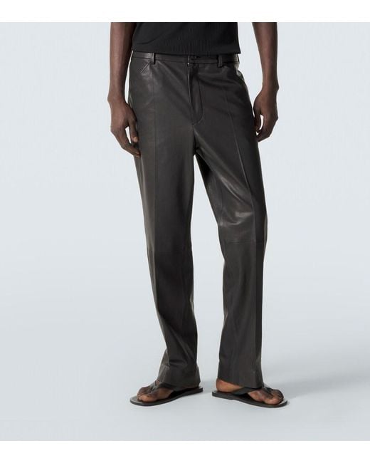 Pantaloni Regular di Auralee in Gray da Uomo