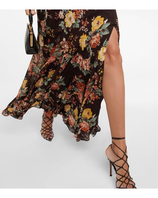 Vestido Largo Avani De Seda Veronica Beard de color Multicolor