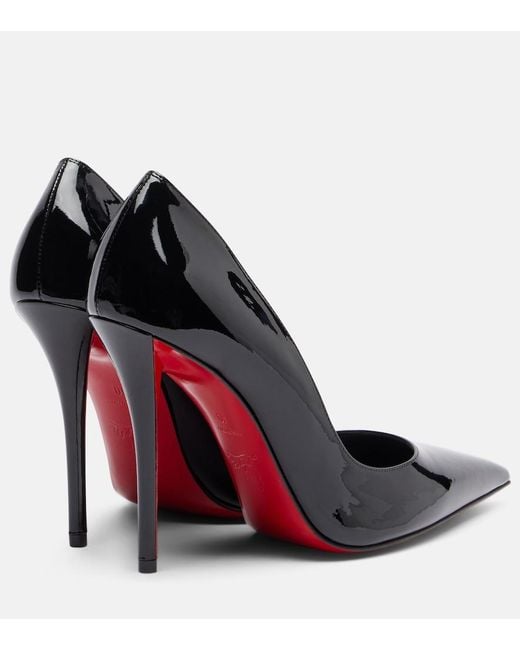 Christian Louboutin Black Miss Z Patent Leather Pumps