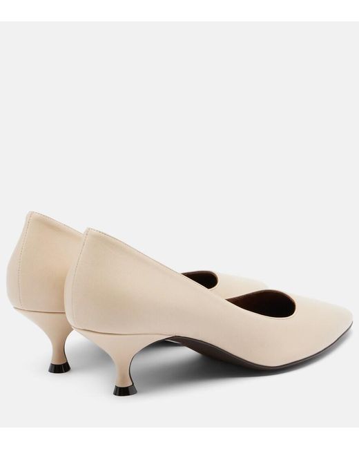 Herbert Levine Natural Pump Du Jour Leather Pumps