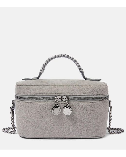 Stella McCartney Metallic Falabella Small Faux Leather Shoulder Bag