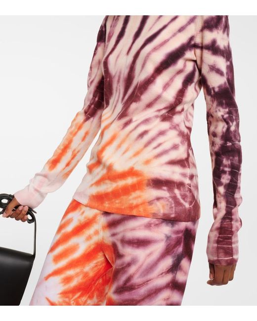 Gabriela Hearst Pink Jameson Tie-Dye Wool And Cashmere Sweater